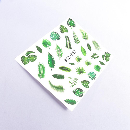 Water decals for nails, leaves STZ-827