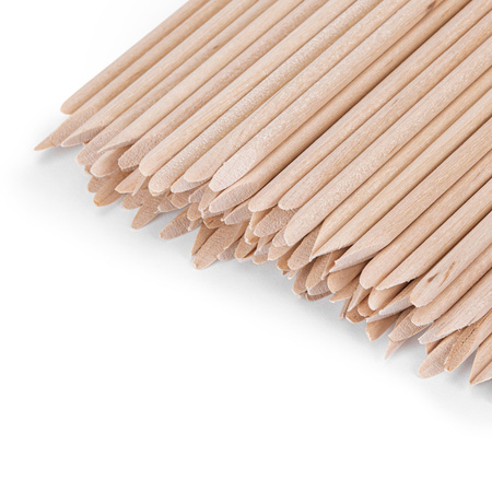 Molly Nails Orange Wood Sticks, 100 pieces, 9.5 cm long