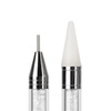 Applicateur de cire double face avec embout pour zircone et décorations Molly Nails, blanc