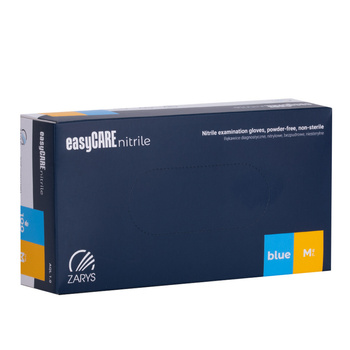 Guanti monouso in nitrile per uso diagnostico e protettivo Easycare Nitrile Blue, taglia M, blu, 100 pezzi