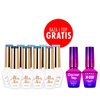 Coffret de 9 couleurs Blue Sky Molly Nails sans HEMA/di-HEMA + base et top coat GRATUITS (X-Bond Base, Doctor Top)