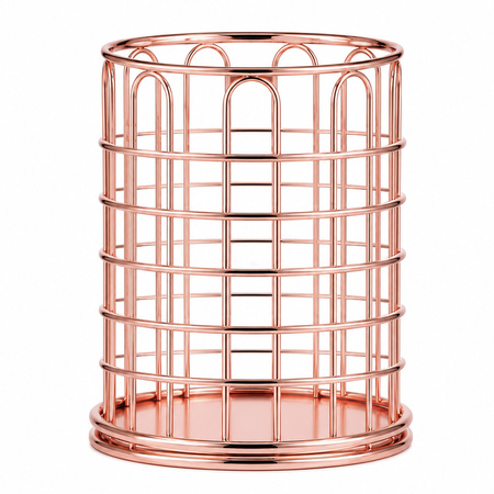 Rose Gold Brush Organizer Stand No. 7