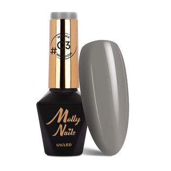 Vernis hybride Molly Nails Classic par Monika Mielniczuk, sans HEMA/Di-HEMA, 8 g, n° C3