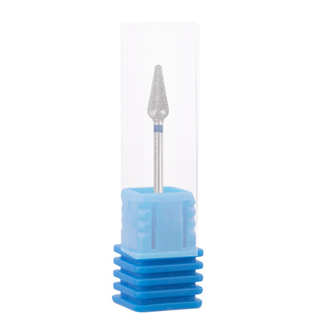 Diamantfräser, Birnenform, blau, mittel