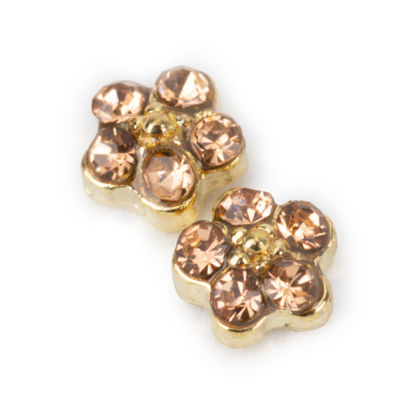 Adornos para uñas: flores 3D Molly Nails K1120, 10 unidades
