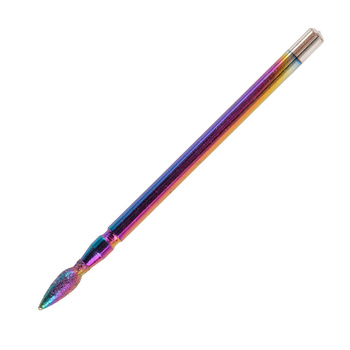 Fresa de diamante Unicorn arcoíris en forma de lágrima mini n.º 26