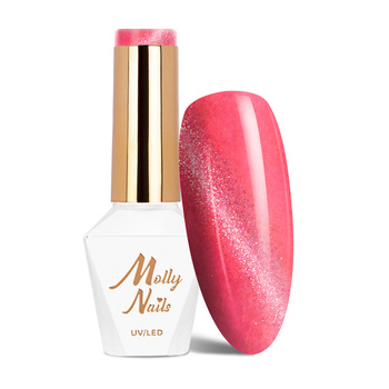 Vernis hybride Molly Nails Neon Flashy Cat Eye sans HEMA, 8 g, n° 172