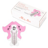 Molly Nails Nagelverlängerungsschablonen, transparent-rosa, 500 Stück