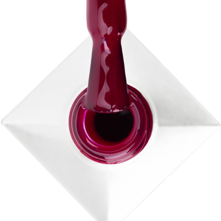 Esmalte híbrido Molly Nails Hearts &amp; Kisses Red Wine sin HEMA ni Di-HEMA, 8 g, n.º 190