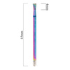 Fresa de diamante Unicorn arcoíris mini seta n.º 8