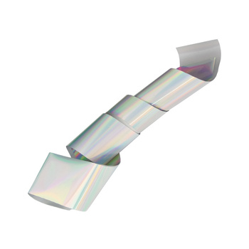 Lámina de transferencia 100 cm espejo cromado holográfico n.º 1
