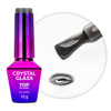 Top colorato senza risciacquo Crystal Glass Molly Nails Black HEMA/Di-HEMA Free 10 g