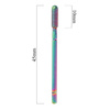 Fraise diamantée Unicorn arc-en-ciel cylindrique arrondie n° 21