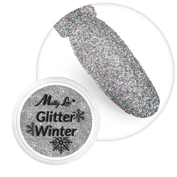 Polvere per unghie MollyLac Glitter Winter 1 g n. 2