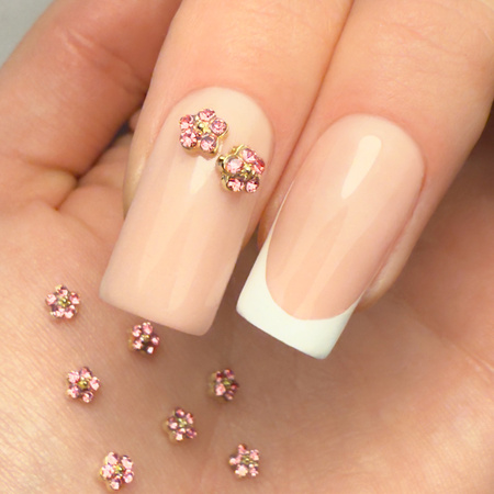 Decorazioni per unghie con fiori 3D Molly Nails K1118, 10 pezzi