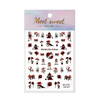 Autocollants pour ongles fins et adhésifs Halloween MS-C224