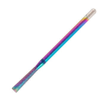 Fraise diamantée Unicorn arc-en-ciel, étroite et biseautée, n° 13