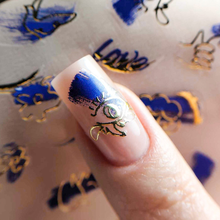 Self-adhesive nail stickers, designs TH-1099