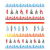 Dünne selbstklebende Nagelsticker mit Flammen- und Feuermotiven Nr. 1072
