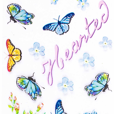 Butterflies Transfer Film, 100 cm, No. 4