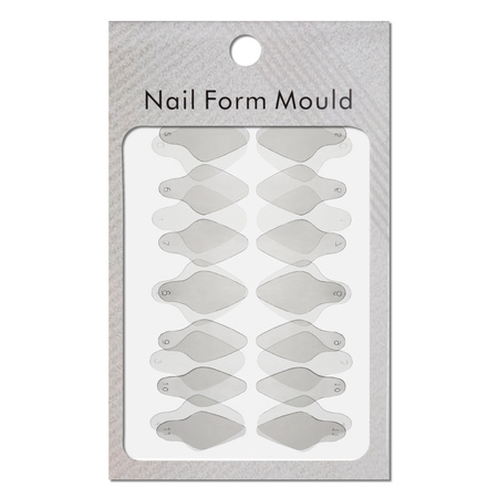 Self-adhesive silicone molds for Dual Form oval short ST012-2 MollyLac 24 pcs.