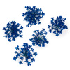 Flores secas para decorar las uñas MollyLac Royal Blue, 5 unidades