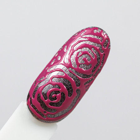 Creative Flow Color Gel  - Gel creativo per Nail Art per realizzare motivi morbidi e sfumati Molly Nails Velvet Rose Senza HEMA/Di-HEMA 5 g