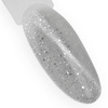 Magnetyczny lakier hybrydowy z efektem kociego oka Cat Eye Foxy Eyes Silver Grey MollyLac 10g Nr 550
