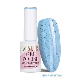 LED/UV Gel Polish "Blues Ocean Dots" by AlleLac—HEMA/Di-HEMA-Free, 6 g