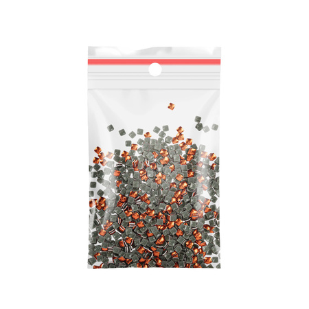ShinePins smooth studs, glitter decorations for nails, square mini NTN Premium No. 4, 5g