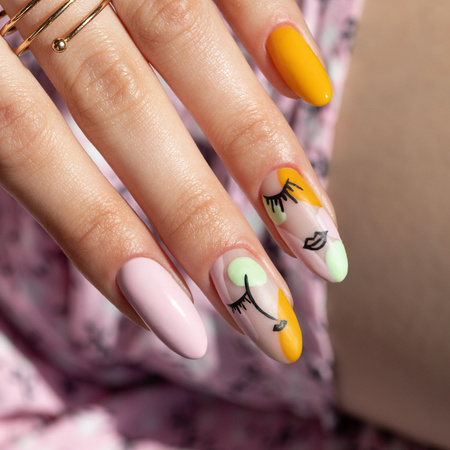 Smalto ibrido Molly Nails Fancy Fashion Mint Cocktail senza HEMA/Di-HEMA 8 g n. 337