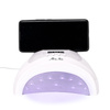 Lampada UV/LED per unghie da 48 W Molly Nails per smalti ibridi, gel e acrilogel, bianca, SUN 1S PRO, cavo lungo 3 m
