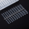 Moldes superiores para uñas «dualform» para gel, acrilogel y acrílico, cuadrados con graduación, Molly Nails, 220 unidades, modelo PH-68