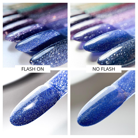 Molly Nails Flashing Lights 3 Metal Rain HEMA/Di-HEMA Free Hybrid Nail Polish 8g No. 617