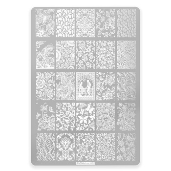Placa con motivos para sellos plus-002