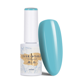 Esmalte híbrido LED/UV Gel Polish Molly Nails @Bouquet by Laskovska Lilium Blue sin HEMA ni Di-HEMA, 7 g