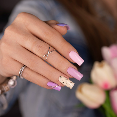 Jack Top Molly Nails «no wipe» з частинками чорного кольору, без HEMA/Di-HEMA, 10 г