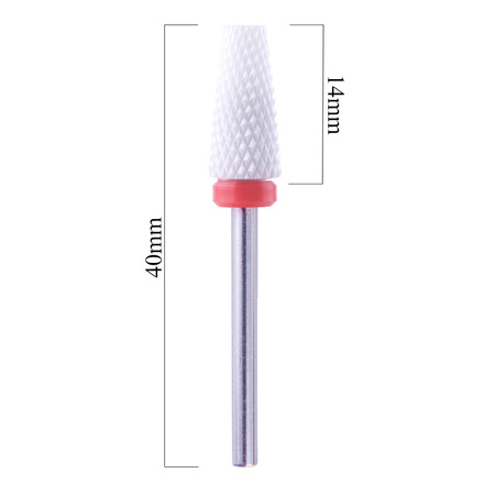 Fresa in ceramica per la rimozione di materiale Umbrella, conica smussata 3/32" F, grana fine