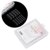 Upper dual forms for nail construction with square scale 7 11 sizes 110 pcs