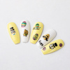 3D self-adhesive glitter Easter nail stickers BLE 1058D