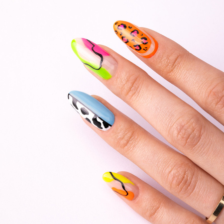 Esmalte híbrido Molly Nails Neons Sweets sin HEMA ni Di-HEMA, 8 g, n.º 74