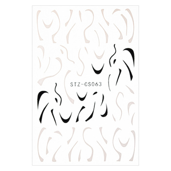Autocollants pour ongles, motifs STZ-CS063