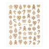 Autocollants pour ongles de Noël Molly Nails SWA58