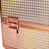 Kosmetikkiste M für Nagellacke K105-7H mit roségoldenen Beschlägen