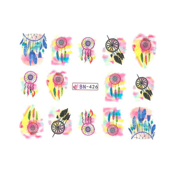 BN-426 Dreamcatcher Water Nail Stickers