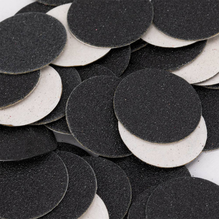 Abrasive caps, replaceable discs, 240 grit, for PodoDisk, size S, 15 mm, 50 pcs.