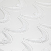 Adesivi per unghie 5D / French / Linea del sorriso francese, 20 pezzi, bianco, SD-2289