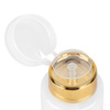 Dispensador con bomba para líquidos, dorado, 150 ml