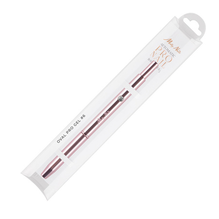 Pennellino automatico per gel Oval Pro Gel rosa dorato Molly Nails n. 6