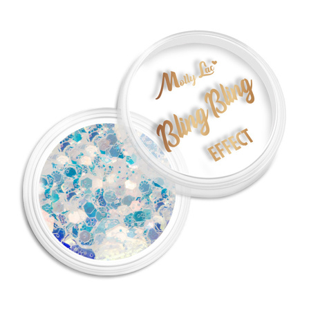 MollyLac Nagelglitter „Bling Bling Effect“ 1 g Nr. 08